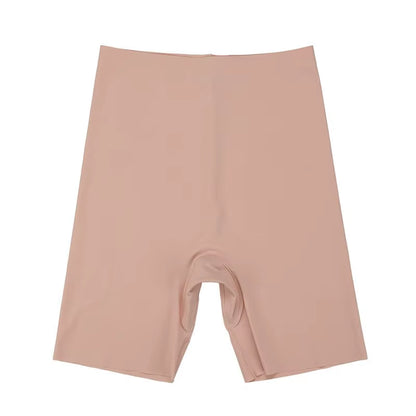 Seamless High Waist Shorts Panties for Women Tummy Control Hip Lift Ice Silk Safety Pants Underwear Boyshorts Boxer