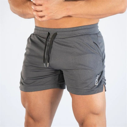 Men Fitness Bodybuilding Shorts Man Summer Gyms Workout Male Breathable Mesh Quick Dry Beach Short Pants Jogger Sportswear